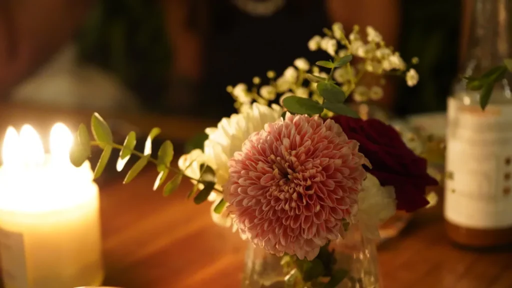 Piccolo mazzo di fiori per gli auguri di onomastico